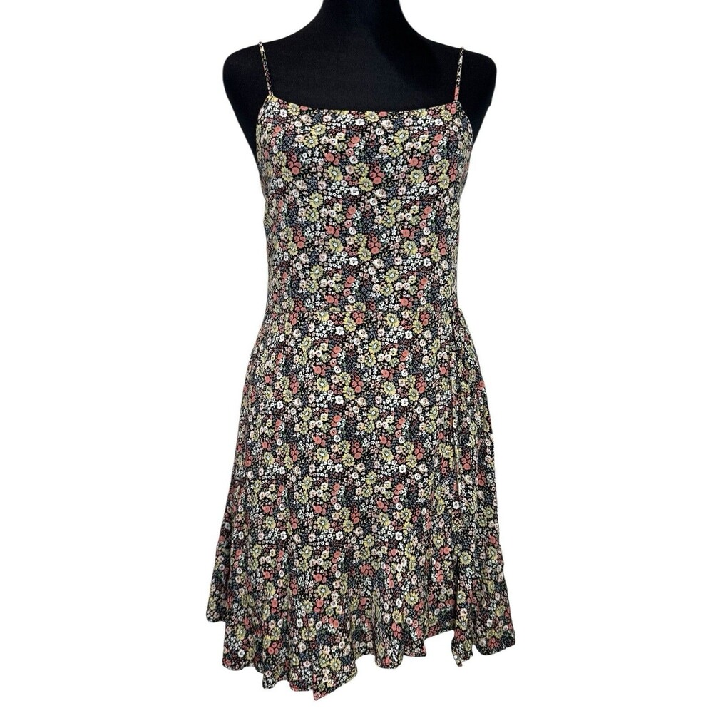 Altar’d State Women’s Sleeveless Floral Print Mini Dress Size M Smocked Lined